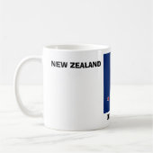 Blijf kalm met Nieuw-Zeelandse vlag Koffiemok (Links)