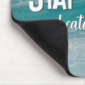 Blijf kalm met Ocean Wave Muismat (Hoek)