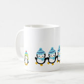Blijf Kalm Mijn Vriend Pinguïns Koffiemok (Voorkant links)