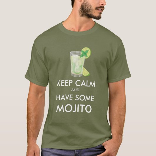 Blijf kalm - Mojito T-shirt (Voorkant)