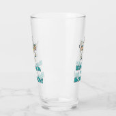 Blijf kalm Morris dansen Glas (Links)