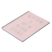 Blijf Kalm... Notitieboek (Linkerzijde)