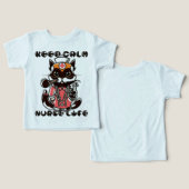 Blijf kalm - Nurse Life Cat (Ontwerp Voorkant & Achterkant)