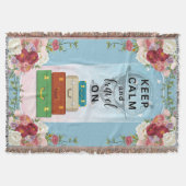 Blijf kalm op reis deken (Voorkant)