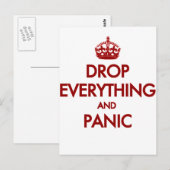 Blijf Kalm? Pfft. Briefkaart (Voorkant / Achterkant)