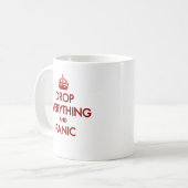 Blijf Kalm? Pfft. Koffiemok (Voorkant links)
