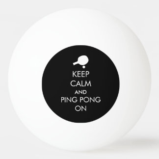 Blijf kalm Ping Pong aan Pingpongbal