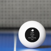 Blijf kalm Ping Pong aan Pingpongbal (Net)