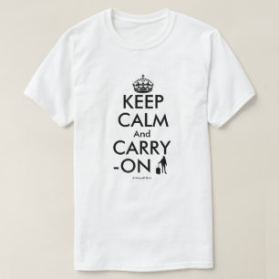 Blijf kalm (reisvariant) - een MisterP-Shirt T-shirt