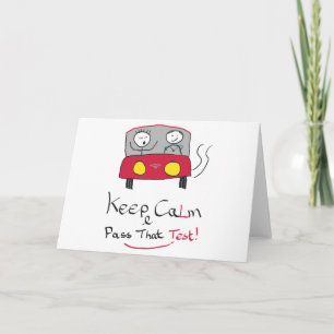 Blijf kalm rijden testen kaart