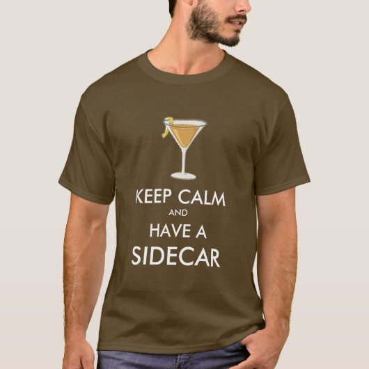 Blijf Kalm - Sidecar T-shirt (Voorkant)