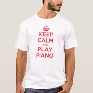 Blijf kalm spelen Piano T-shirt