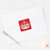 Blijf kalm stickers met kroon icoon (Envelop)