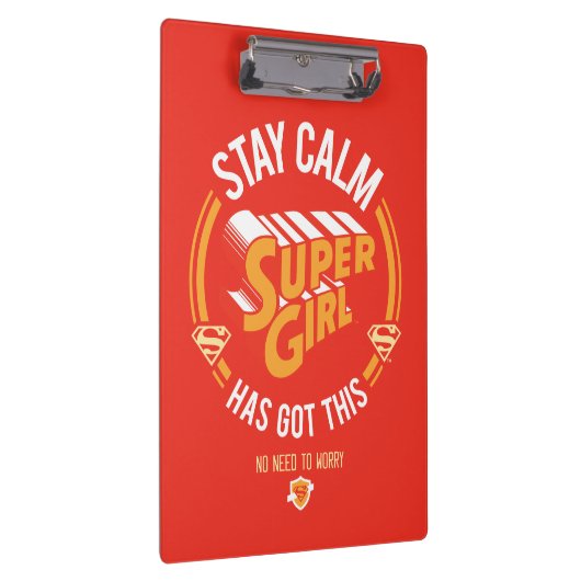 Blijf kalm Supergirl. Klembord (Rechts)