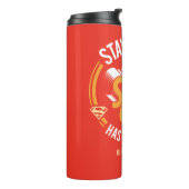 Blijf kalm Supergirl. Thermosbeker (Gedraaid links)