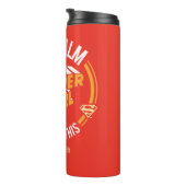 Blijf kalm Supergirl. Thermosbeker (Geroteerd rechts)