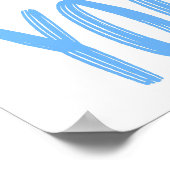 Blijf kalm tijdens yoga poster (Hoek)