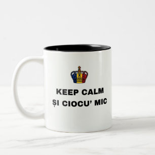 Blijf Kalm Tweekleurige Koffiemok