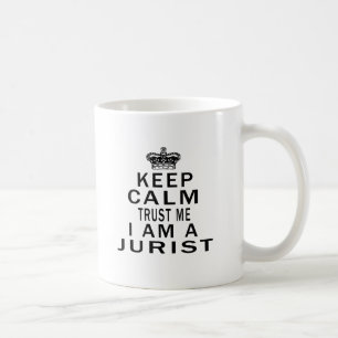 Blijf kalm vertrouwen, ik ben jurist koffiemok