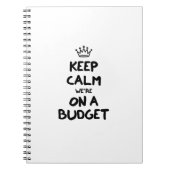 Blijf kalm, we hebben een budget notitieboek (Voorkant)