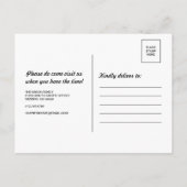 Blijf kalm We zijn verhuisd Aankondigingskaart (Achterkant)