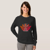 Blijf kalm Yoga T-shirt (Voorkant volledig)