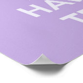 Blijf Kalmaan Drink Thee Lavendel Poster (Hoek)