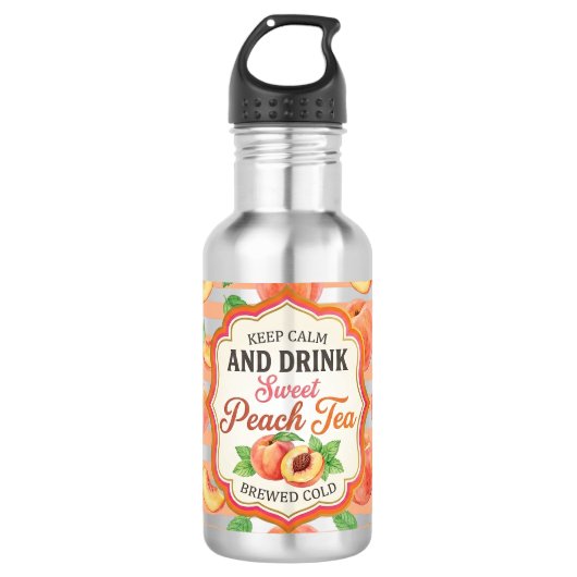 Blijf Kalmaan Drink Waterfles (Voorkant)
