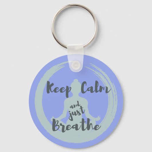 Blijf Kalmaan en Adem Rustig Sleutelhanger (Voorkant)