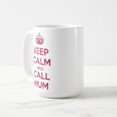 Blijf Kalmaan en Bel Ma Koffiemok (Voorkant links)