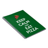 Blijf Kalmaan en Eet Pizza 2 Notitieboek (Rechterzijde)