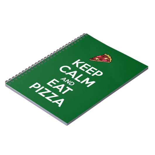 Blijf Kalmaan en Eet Pizza 2 Notitieboek (Linkerzijde)