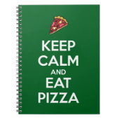 Blijf Kalmaan en Eet Pizza 2 Notitieboek (Voorkant)