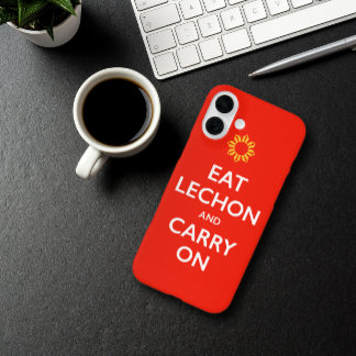 Blijf Kalmaan en Ga Door Filipijnse Versie 'Lechon iPhone 16 Plus Hoesje