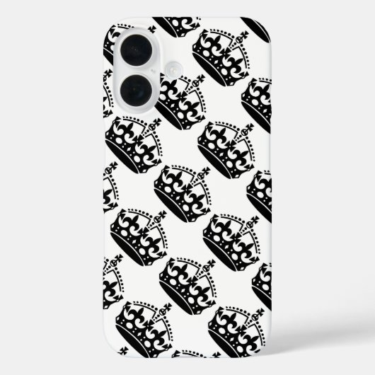 Blijf Kalmaan en Ga Door Met Kroon Case-Mate iPhone Case (Achterkant)