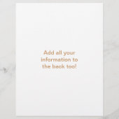 Blijf Kalmaan en Ga Naar Reiki Flyer (Achterkant)