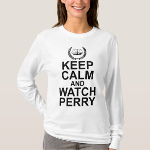 Blijf Kalmaan en kijk naar Perry Schalen van de re T-shirt