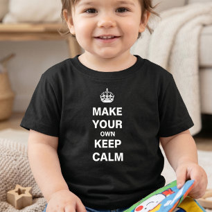 Blijf Kalme Aanpasbare Peuter T-Shirt Sjabloon