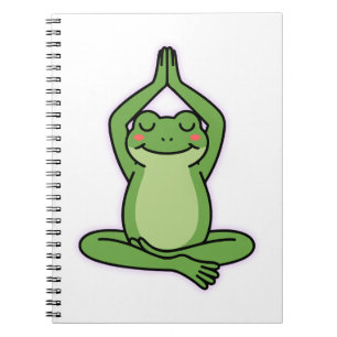 Blijf Kalme, Blijf Kikker – Cute Zen Meditatie Kik Notitieboek