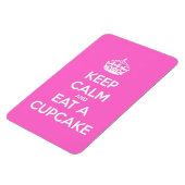 Blijf Kalme en Eet een Cupcake Magneet (Linkerzijde)