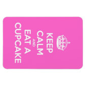 Blijf Kalme en Eet een Cupcake Magneet (Horizontaal)