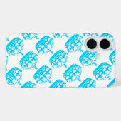 Blijf Kalme en Ga Door Blauw Kroontje op Wit Case-Mate iPhone Case (Achterkant (horizontaal))
