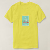 Blijf Kalme, Gooi Dingen T-shirt (Design voorkant)