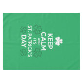 Blijf Kalme Het Is St. Patrick's Dag Iers  Tafelkleed (Voorkant (Horizontaal))