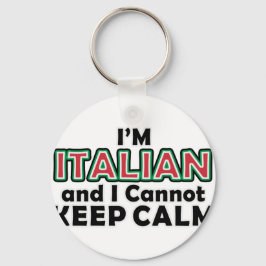 Blijf Kalme Italianen Sleutelhanger