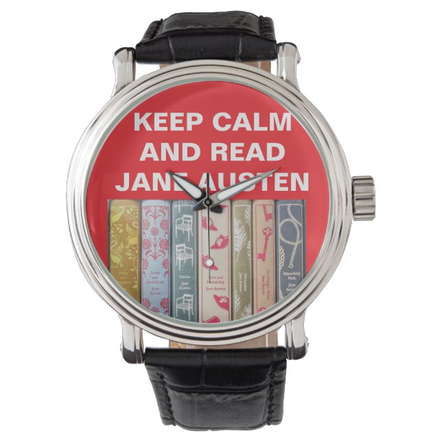 Blijf Kalme, Lees Jane Austen Horloge (Voorkant)