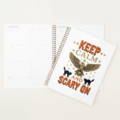 Blijf Kalme Verschrikkelijke Oude Halloween Vector Planner (Display)