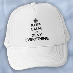 Blijf Kalmeer Alles Ontkennen - Sarcastische Quote Trucker Pet