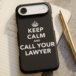 Blijf Kalmeer en Bel Je Advocaat Case-Mate iPhone Case