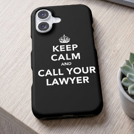 Blijf Kalmeer en Bel Je Advocaat Case-Mate iPhone Case